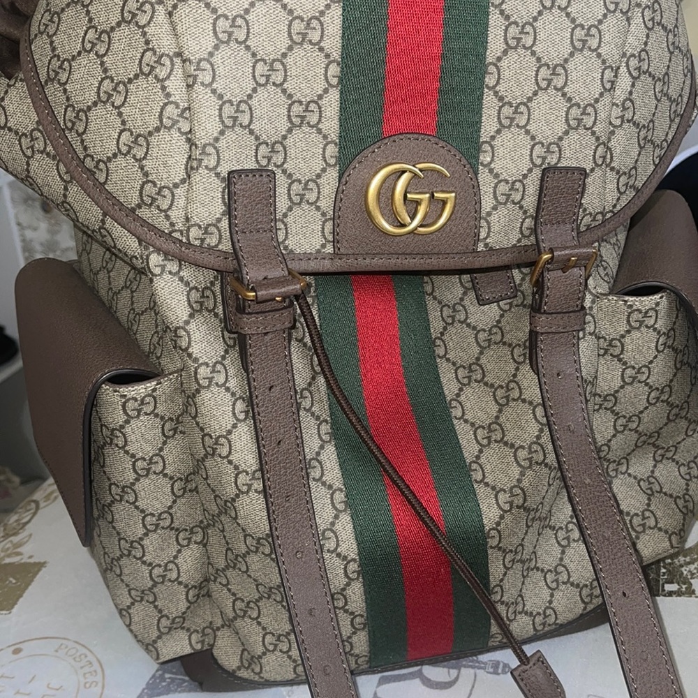 Gucci backpack brand new used once